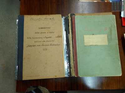 Tra i documenti storici recuperati dall'associazione ci sono alcuni libretti di circolazione dei treni